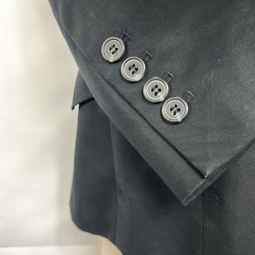 Loft Black Double Breasted Blazer 4P EUC - Picture 6 of 11